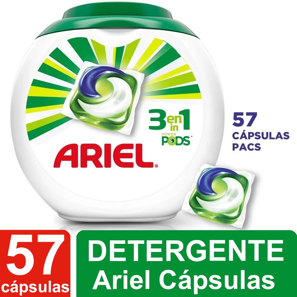 MultiLimpio - Detergente En Capsulas Ariel 57 Unid