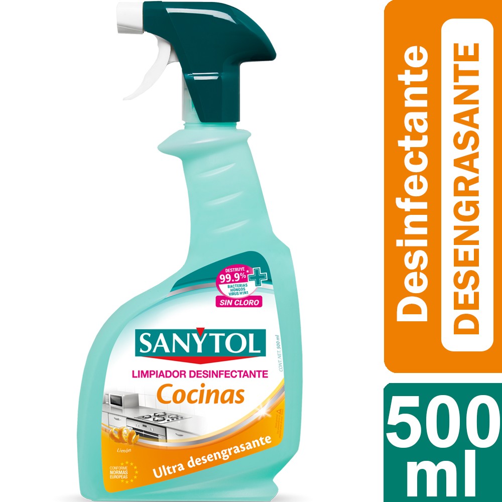 Desinfectante de Cocina en Spray Sanytol Cítrico 750ml