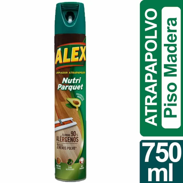 Limpiador Atrapapolvo Alex Piso Madera 750cc