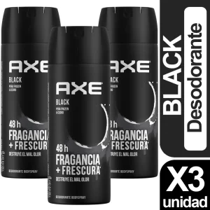 Axe Desodorante Black X3 unid