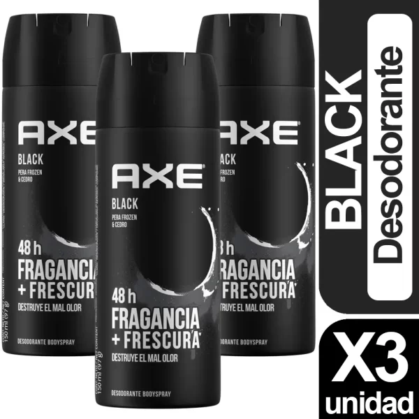 Axe Desodorante Black X3 unid