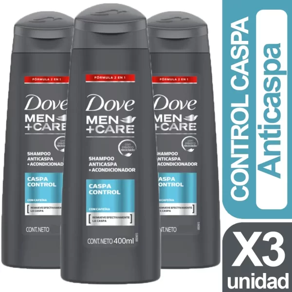 Shampoo Dove Control Caspa X3 unid
