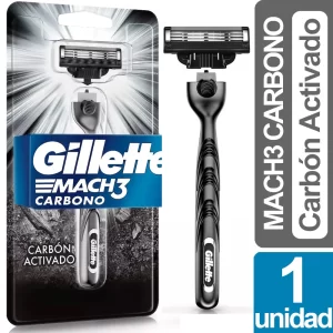 Máquina De Afeitar Gillette Mach3 Carbono