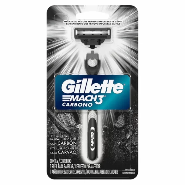 Gillette Mach3 Máquina Afeitar Carbono