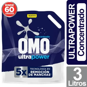 Detergente Omo Ultra Power Líquido 3 Litros