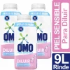 Detergente Líquido Omo Piel Sensible Para Diluir 3 unid