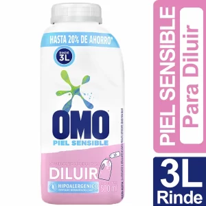 Detergente Líquido Omo Piel Sensible Para Diluir