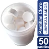 Pastillas de Cloro baño 50 pastillas Teddy
