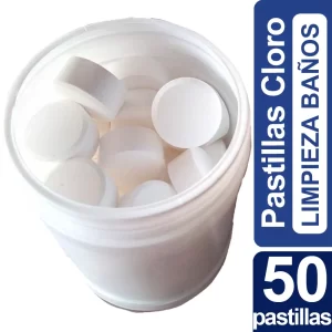 Pastillas de Cloro baño 50 pastillas Teddy