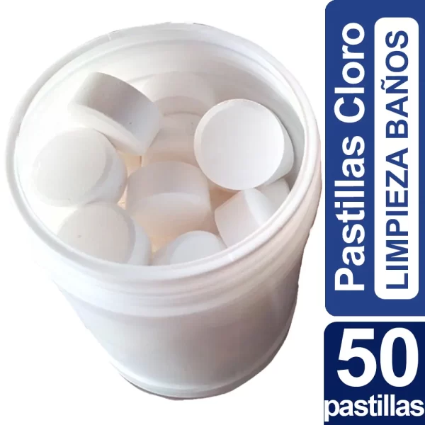 Pastillas de Cloro baño 50 pastillas Teddy