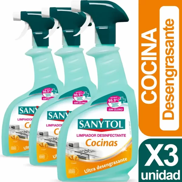 Desinfectante Cocina Sanytol X3 unid