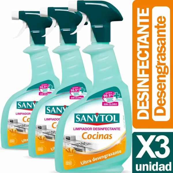 Sanytol Desinfectante Cocina X3 unid