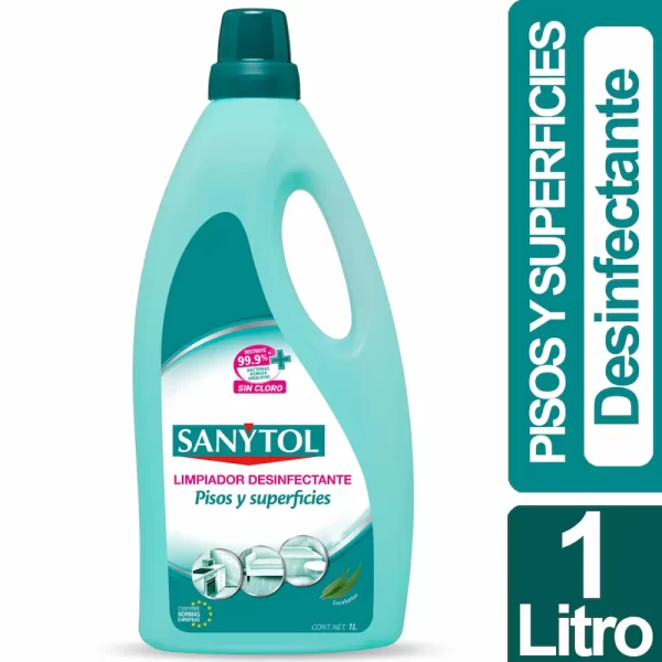 Desinfectante Pisos y Superficies Sanytol 1 Litro
