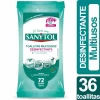 Toallitas Desinfectantes Multiuso Sanytol 36 unid