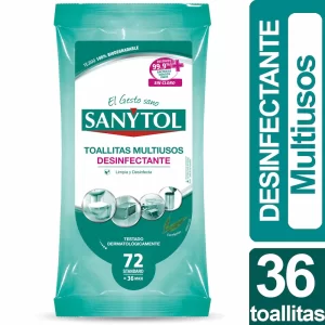 Toallitas Desinfectantes Multiuso Sanytol 36 unid