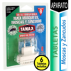 TANAX Eléctrico Tabletas Termoevaporables Mata Moscas / Mosquitos / Zancudos