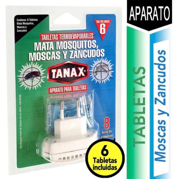 TANAX Eléctrico Tabletas Termoevaporables Mata Moscas / Mosquitos / Zancudos