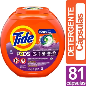 Detergente Tide Cápsulas Spring Meadow 81 Unid