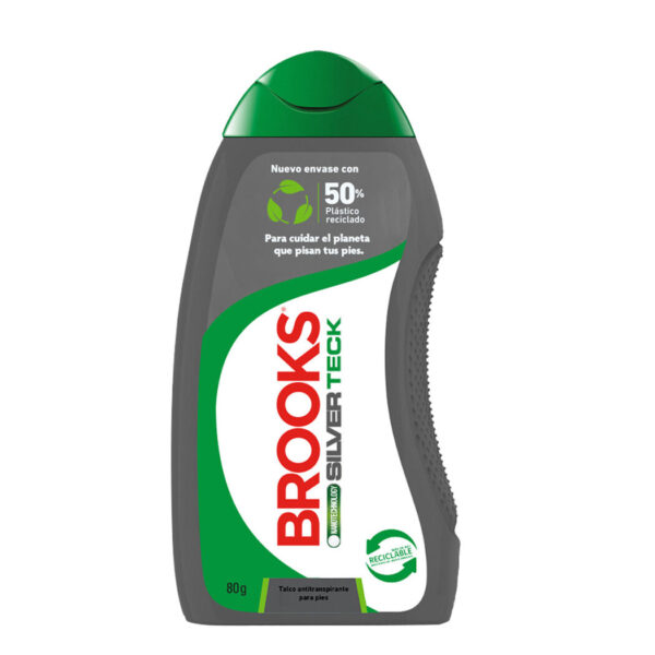 Brooks Silver Talco Pies MultiLimpio