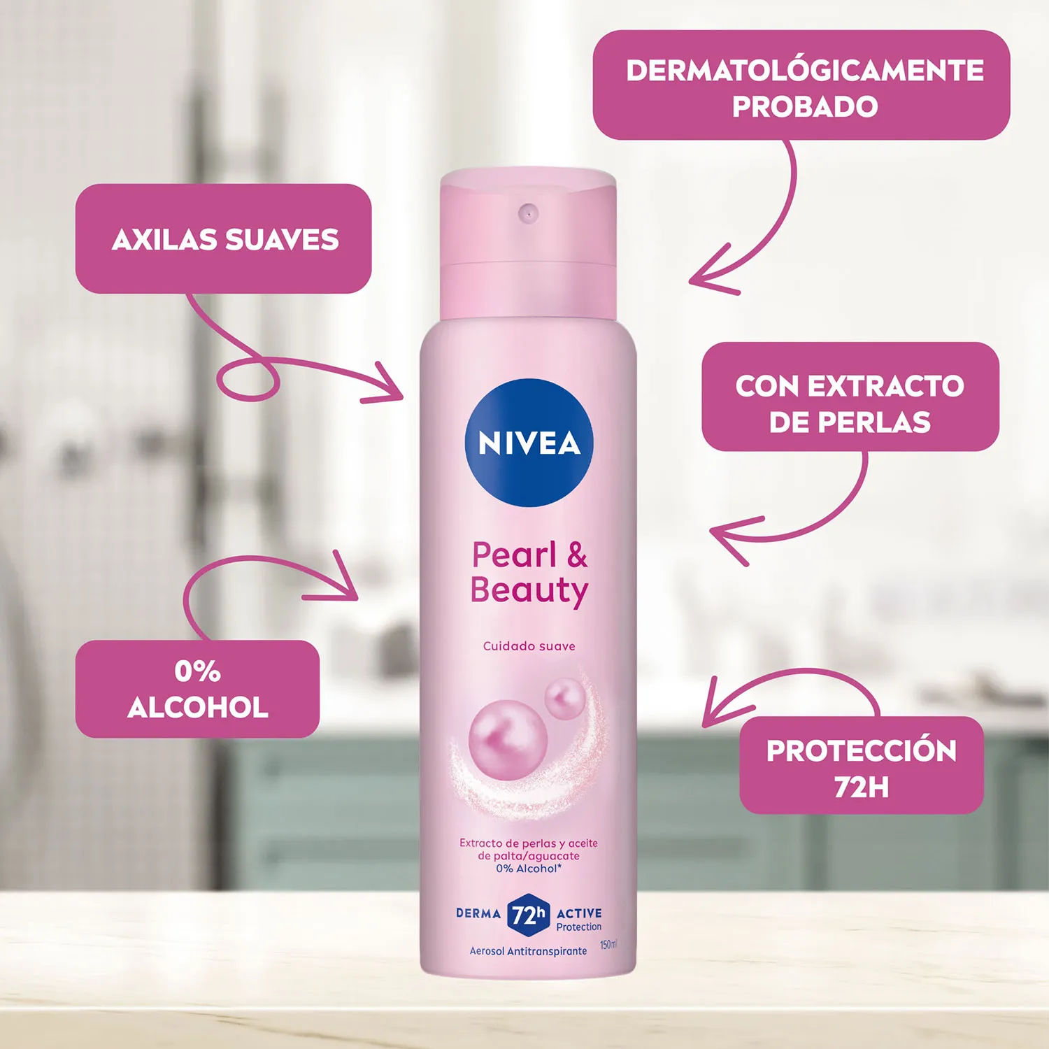 Desodorante Nivea Pearl & Beauty