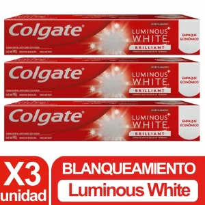 Pasta Dental Colgate Luminous White X3 unid