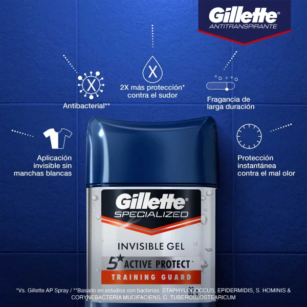 Gillette Desodorante Gel Training Guard - Imagen 4