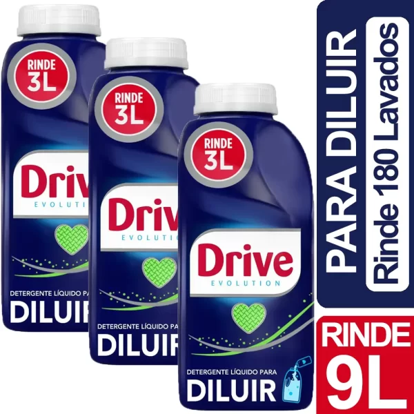 Detergente Drive Para Diluir X3 unid