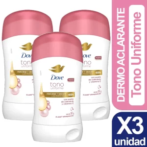 Desodorante Dove Dermo Aclarant Barra X3 unid