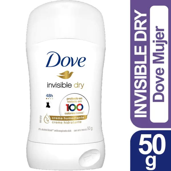 Desodorante Dove Barra Invisible Dry X3 unid