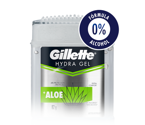 Desodorante Gel Gillette Aloe X3 unid - Imagen 4