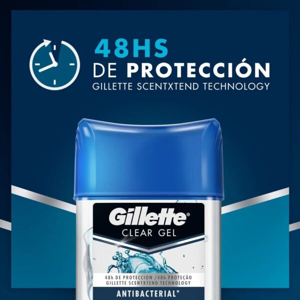 Gel Invisible Antitranspirante Gillette® Specialized Antibacterial