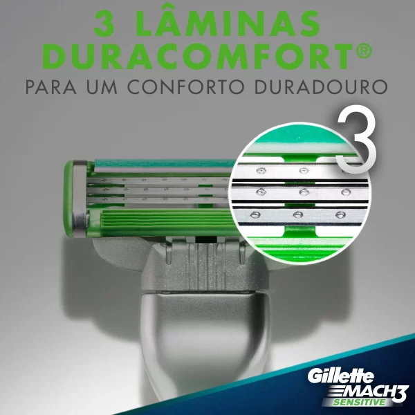 Máquina Afeitar Gillette Mach3 Sensitive
