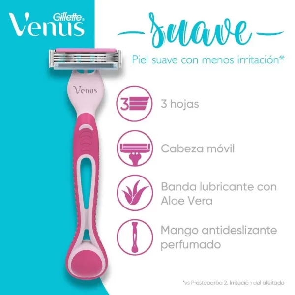 Maquina Afeitar Venus Desechable 3 Hojas