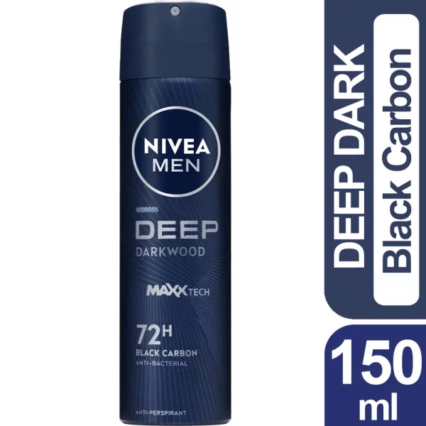 Desodorante Spray Nivea Men Deep Carbon