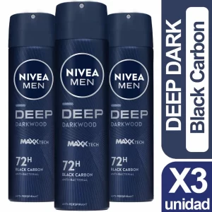 Desodorante Spray Nivea Men Deep Carbon