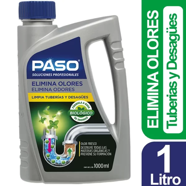 Paso Elimina Olores Limpia Tuberias