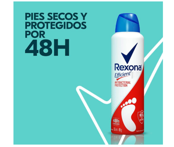 Talco Desodorante Rexona Antibacterial