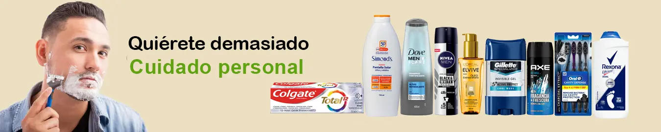 Cuidado personal, desodorantes, Dove, Rexona, Nivea, Axe, Gillette