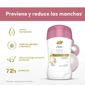 Dove Desodorante Barra Stick Caléndula