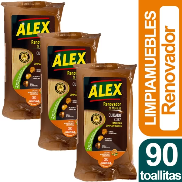 Alex Toallitas Limpia Muebles X3 unid