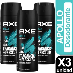 Axe Apollo Desodorante X3 unid