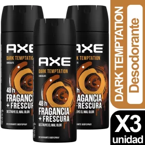 Desodorante Dark Temptation Axe X3 unid