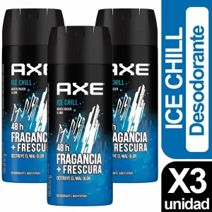 Axe Desodorante Ice Chill X3 unid