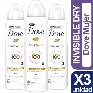 Dove Invisible Dry Desodorante X3 unid