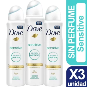 Desodorante Sin Perfume Dove X3 unid