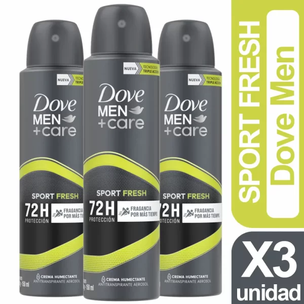 Desodorante Sport Fresh Dove X3 unid