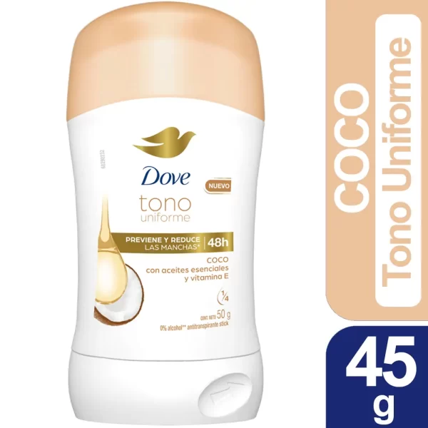 Desodorante Dove Tono Uniforme Coco X3 unid - Imagen 2