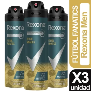 Desodorante Rexona Futbol Fanatics X3 unid