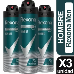 Desodorante Rexona Hombre X3 unid
