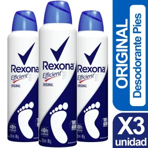 Rexona Talco Pies Efficient X3 unid